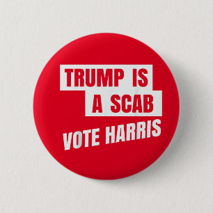 Trump is een schurk van Trump Ronde Button 5,7 Cm