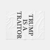 Trump Is Een Verrader - Anti Potus Kleding Fleece Deken (Voorkant (Horizontaal))