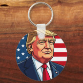 Trump is eigenaar van de Libs Sleutelhanger (Achterkant)
