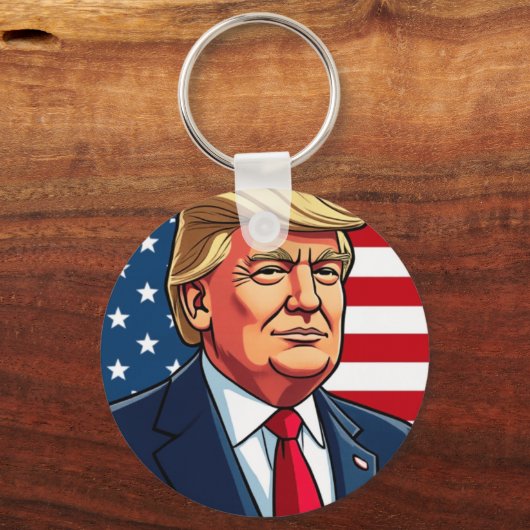 Trump is eigenaar van de Libs Sleutelhanger (Achterkant)