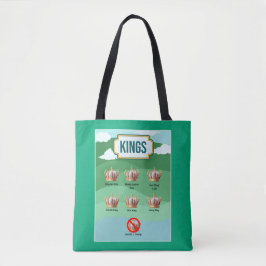 Trump is geen koning tote bag