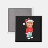 Trump is gewoon een chill guy grappig kerstontwerp magneet (Voorkant / Achterkant)