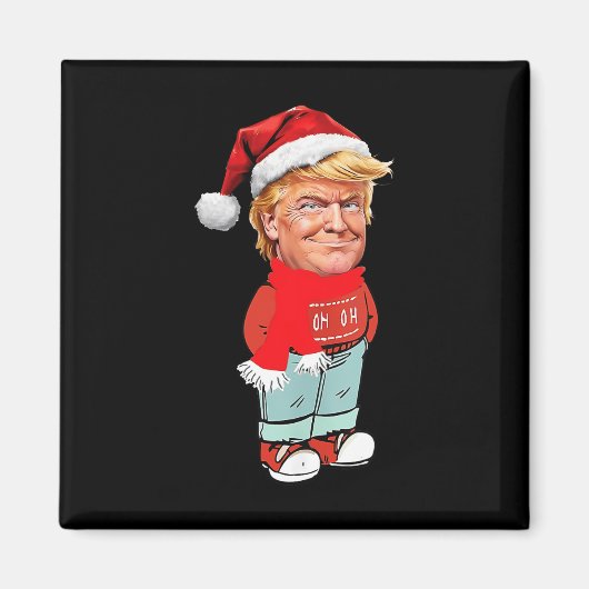 Trump is gewoon een chill guy grappig kerstontwerp magneet (Voorkant)
