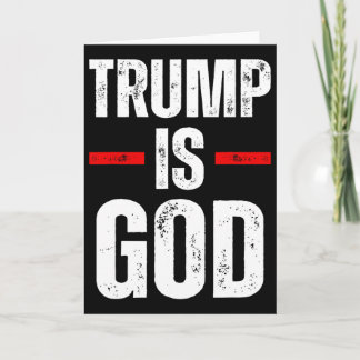 Trump Is God Grappig Trump Is God  Kaart