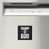 Trump is God Grappig Trump is God Magneet (Insitu (Vaatwasser))