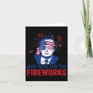 Trump is hier voor het grappige vuurwerk van de vi kaart