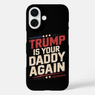 Trump Is Je Papa Weer 47e President Van De Verenig iPhone 16 Hoesje