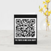 Trump is jouw President - QR Trump Code Kaart (Gele Bloem)