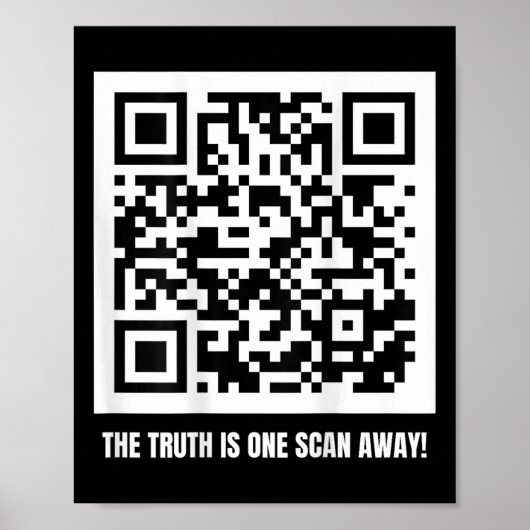 Trump is jouw President - QR Trump Code Poster (Voorkant)