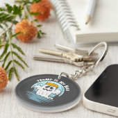 Trump is mijn boek! Verkiezing Sleutelhanger (Voorkant Rechts)