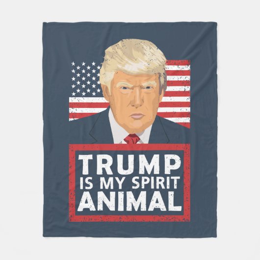 Trump is mijn dierlijk grappigte fleece deken (Voorkant)