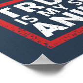 Trump is mijn dierlijk grappigte poster (Hoek)