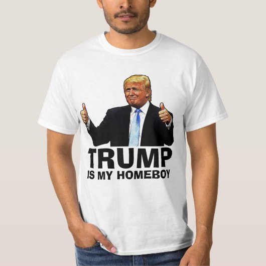 TRUMP IS MIJN HOMEBOY 2024 T-Shirts (Voorkant)
