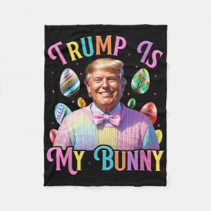 Trump Is Mijn Konijn Lenteljacht Eieren Maken Pase Fleece Deken