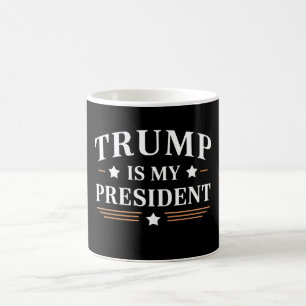 Trump Is Mijn President 47e US Vintage Koffiemok