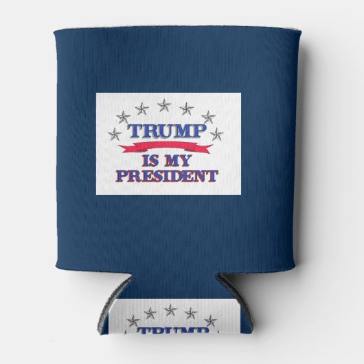 Trump is mijn President Blikjeskoeler (Voorkant)