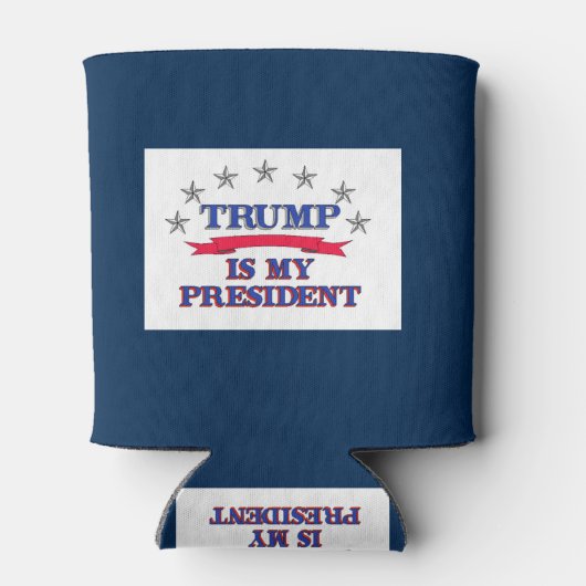 Trump is mijn President Blikjeskoeler (Achterkant)