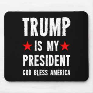 Trump Is Mijn President God Zegen Amerika Muismat