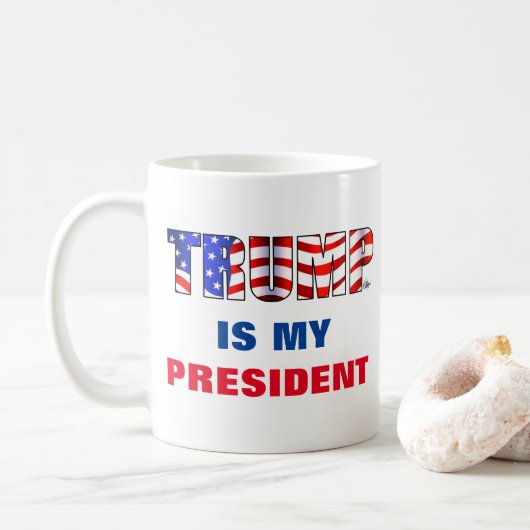 Trump is mijn President Koffiemok (Met donut)