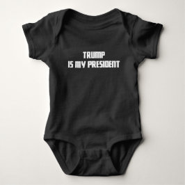 Trump is mijn President Red Baby Snap T-shirt