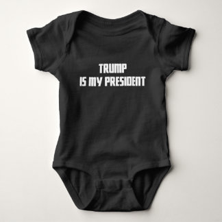 Trump is mijn President Red Baby Snap T-shirt