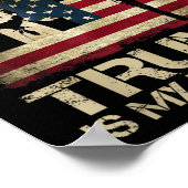 Trump is mijn President Trump 2 Poster (Hoek)