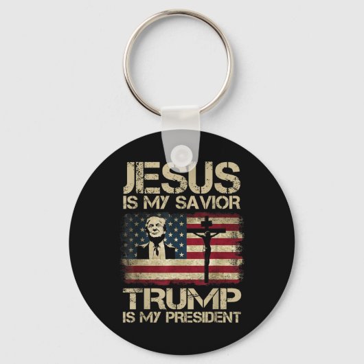 Trump is mijn President Trump 2 Sleutelhanger (Voorkant)