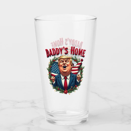 Trump is mijn President ,Trump inauguratiedag Glas (Voorkant)