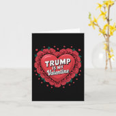 Trump Is Mijn Valentijn 9 Kaart (Gele Bloem)