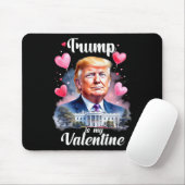 Trump is mijn Valentijn Funny Patriotic Valentijns Muismat (Met muis)