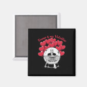 Trump is mijn Valentijn Funny Trump Coquette Bow H Magneet (Voorkant / Achterkant)