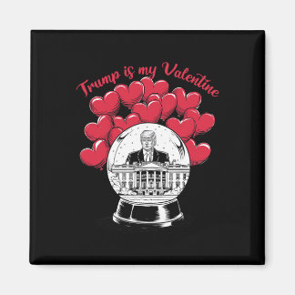 Trump is mijn Valentijn Funny Trump Coquette Bow H Magneet