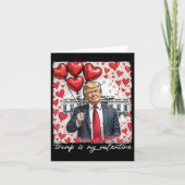 Trump is mijn Valentijn Funny Trump Valentijnsdag  Kaart (Voorkant)