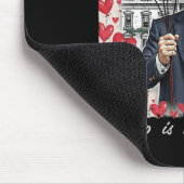 Trump is mijn Valentijn Funny Trump Valentijnsdag  Muismat (Hoek)