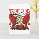 Trump Is Mijn Valentijn Kaart (Gele Bloem)