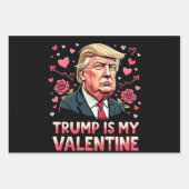 Trump is mijn Valentijn Maga inauguratiedag 2025 Inpakpapier Vel (Voorkant 2)