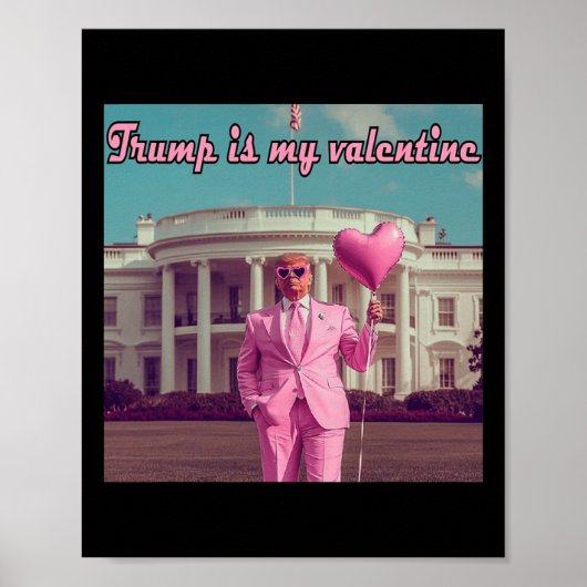 Trump is mijn Valentijn Poster (Voorkant)