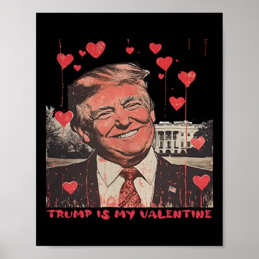 Trump is mijn Valentijn Poster (Voorkant)