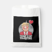 Trump is mijn Valentijn retro Valentijnsdag Bedankzakje (Voorkant)