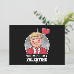 Trump is mijn Valentijn retro Valentijnsdag Kaart