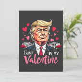 Trump is mijn Valentijnsdag inauguratie dag presid Kaart (Staand voorkant)
