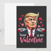 Trump is mijn Valentijnsdag inauguratie dag presid Kaart (Voorkant / Achterkant)