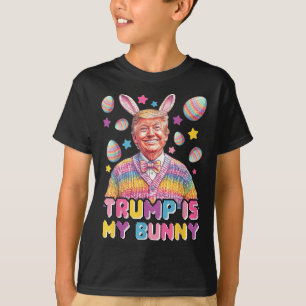 Trump Is My Bunny - Grappige Trump-konijnenoren T-shirt
