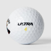 Trump is niet mijn clown golfballen (Logo)