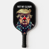 Trump is niet mijn clown pickleball paddle (Achterkant)