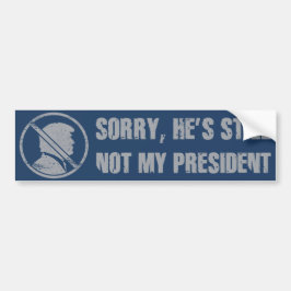 Trump is niet mijn President Bumpersticker