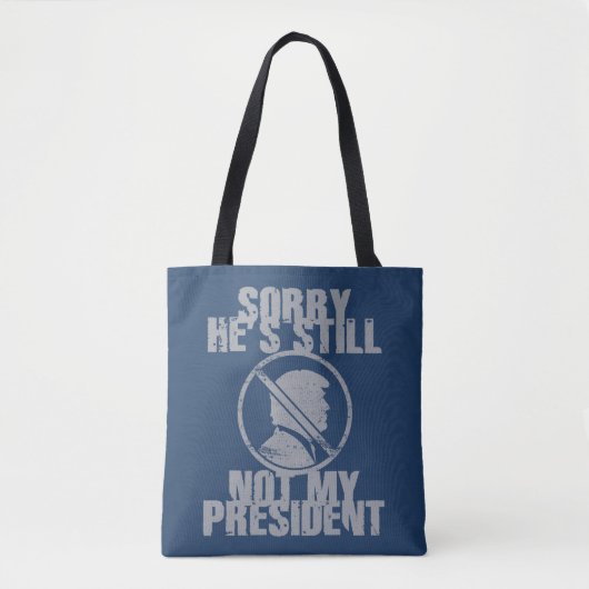 Trump is niet mijn President Tote Bag (Voorkant)
