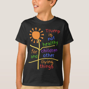 Trump is ongezond voor kinderen Kids Tee T-shirt