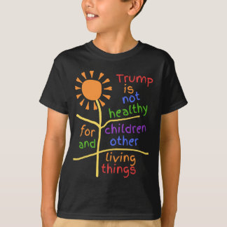 Trump is ongezond voor kinderen Kids Tee T-shirt