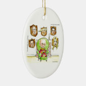 Trump is Poetin op de Ritz-cadeaus Keramisch Ornament (Rechts)